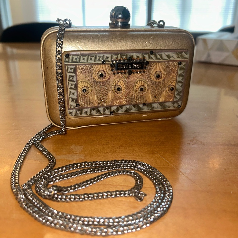 Stella Page Gold Clutch